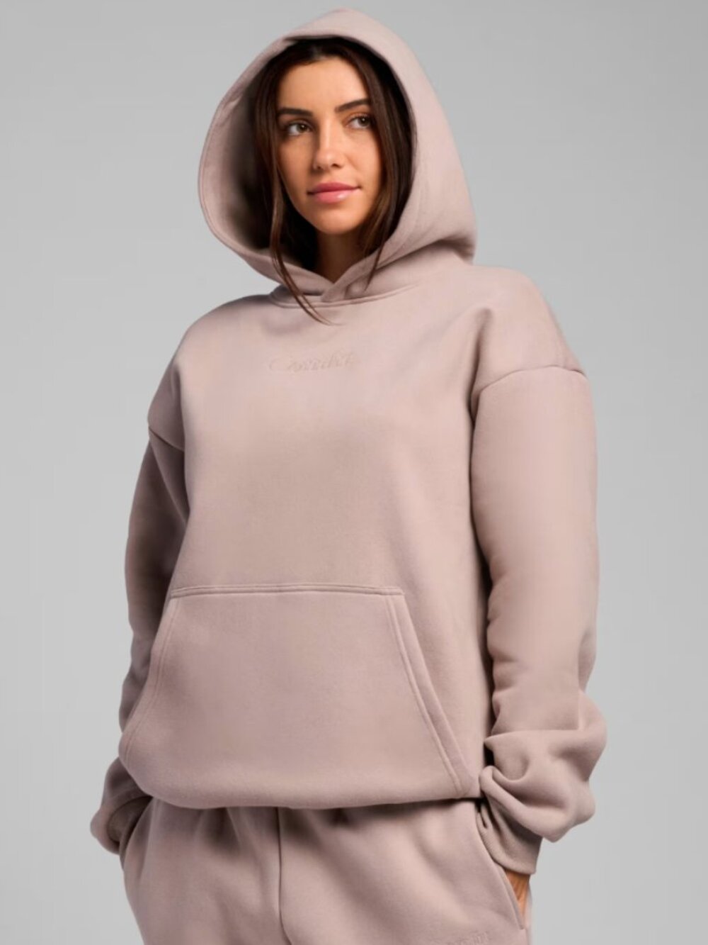Comfrt Signature Hoodie - Oversized - Bark | Dusty Brown
